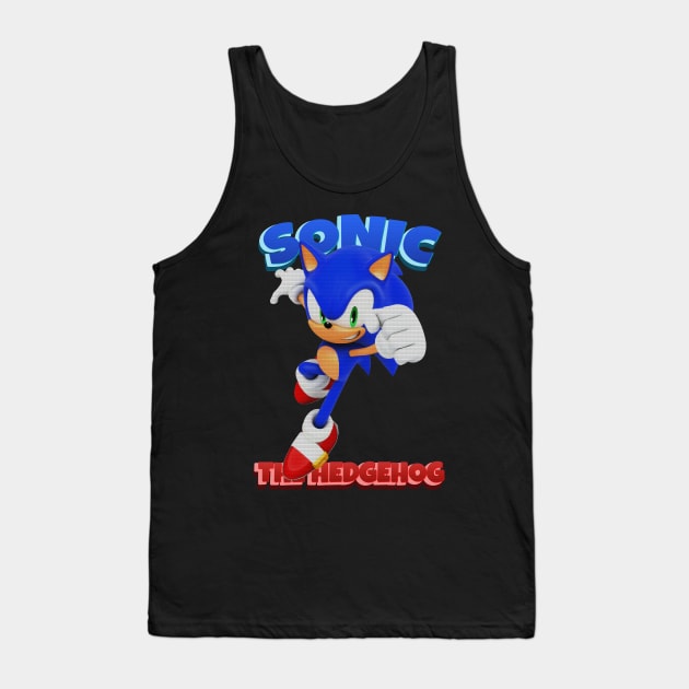 Sonic The Hedgehog Tank Top by Izdihaarr